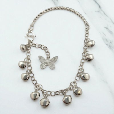 Pulsera 20 + 3 cm Mariposa Acero Quirúrgico - 500151