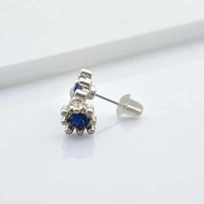 Aros Zirconia Azul 6 mm Acero Quirúrgico - 200296