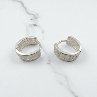 Aros Argolla 14 mm Plata 925 - 200285