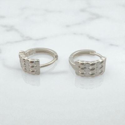 Aros Argolla 14 mm Plata 925 - 200287