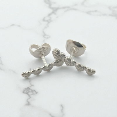 Aros Corazón 14 mm Plata 925 - 200274