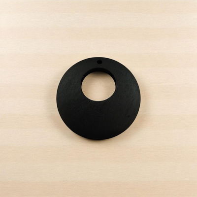 Dije Argolla 40 mm Madera - 400333