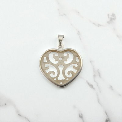 Dije Corazón 22 mm x 19 mm Plata 925 - 400321