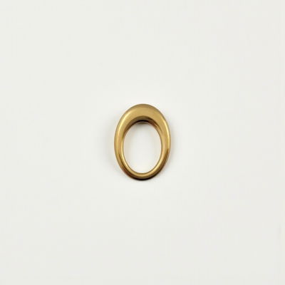 Dije Argolla 20 mm x 27 mm Enchapado en Oro - 400326