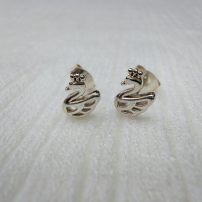 Aros Cisne Acero Blanco - 200025