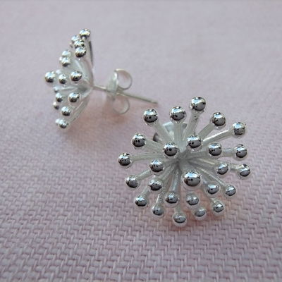 Aros Flor Plata 925 - 200044