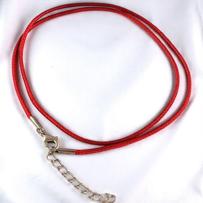 Cordón 44 + 5 cm Rojo Acero Quirúrgico Sintético - 600040ROJ