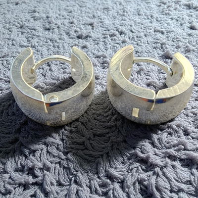 Aros Argolla 8,5 mm Acero Blanco - 200034