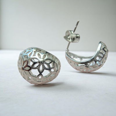 Aros Gota Plata 925 - 200055