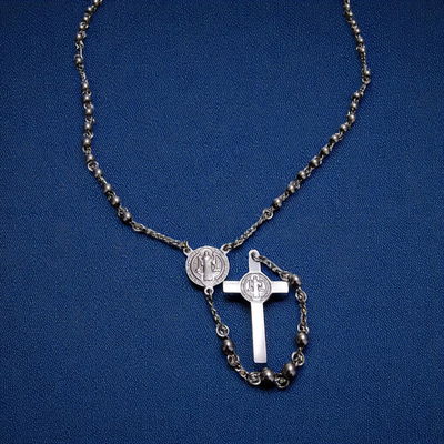 Collar Rosario Acero Quirúrgico - 700001