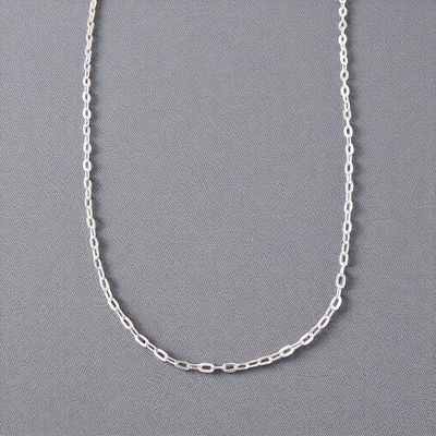 Cadena 49 cm Espejo 0,2 mm Plata 925 - 600009