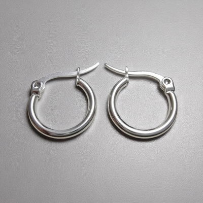 Aros Argolla 10,5 mm Acero Blanco - 200011