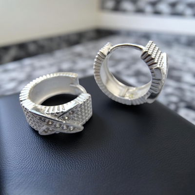 Aros Argolla 12,5 mm Plata 925 - 200042