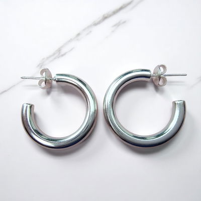 Aros Argolla 17 mm Plata 925 - 200059