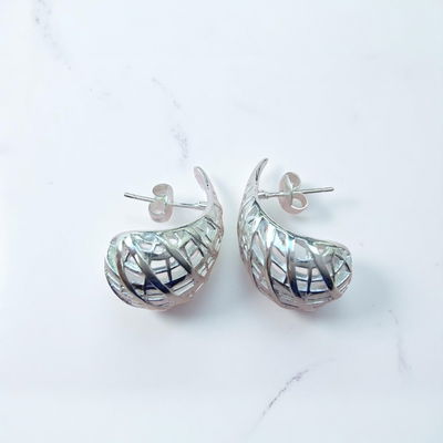 Aros Gota Plata 925 - 200049