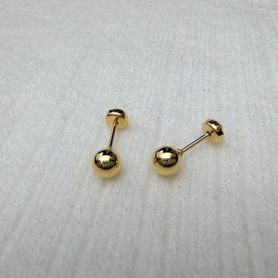 Abridores Bolita 5 mm Acero Dorado - 100028