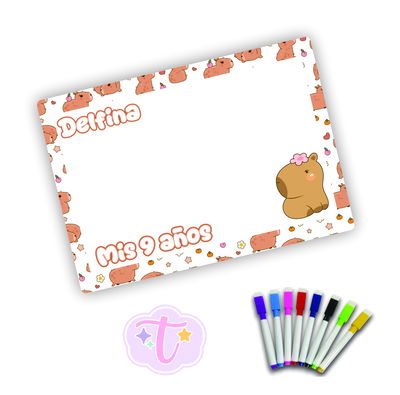 Pizarra personalizada sola. PACK 10 u.
