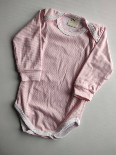 Body rayado Rosa 