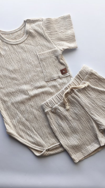 Conjunto Short y Body de Bambula 