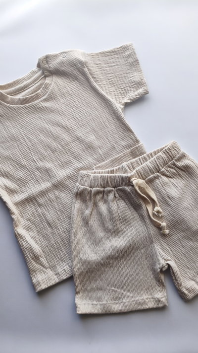 Conjunto de Short y Remera de Bambula