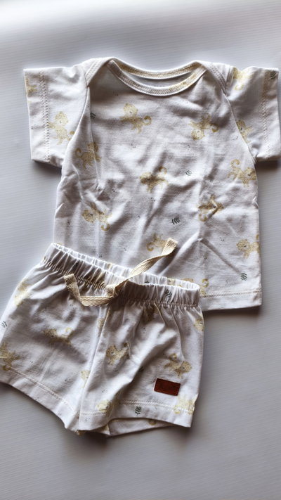 Conjunto Short y Remera con estampa de Tigres