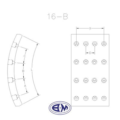 Cinta de freno FRAS-LE MB/185 – Sistema Mercedes-Benz