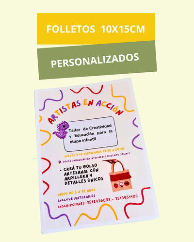 200 Folletos fotograficos