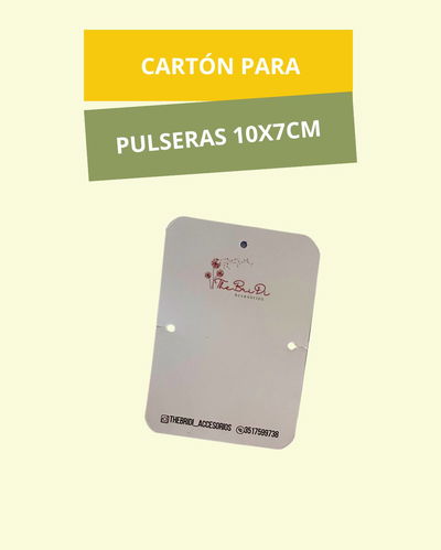 100 Cartones para pulseras