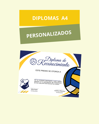 🎓Diplomas personalizados A4🎉