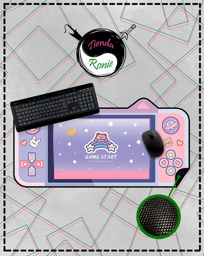 Mousepad XL con forma - Consola Osito