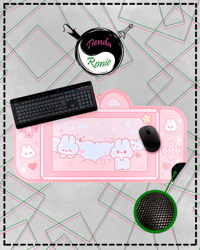 Mousepad XL con forma - Conejita