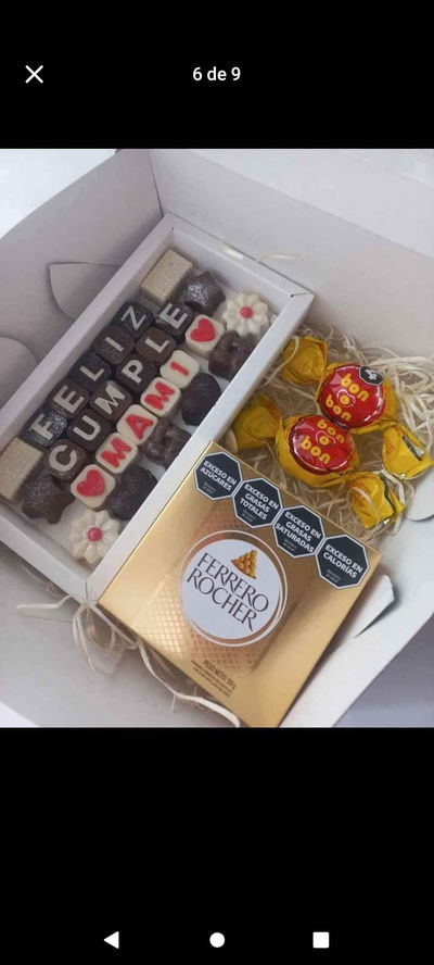 Box Chocomensaje + Bombones 