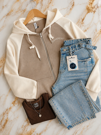 BUZO DIFFERENT ZIP 