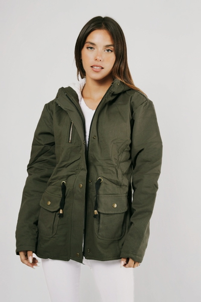CAMPERA PARKA VERDE