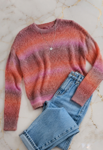 SWEATER Degradé Pink