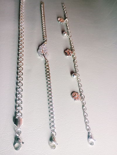 PULSERA DE ACERO BLANCO