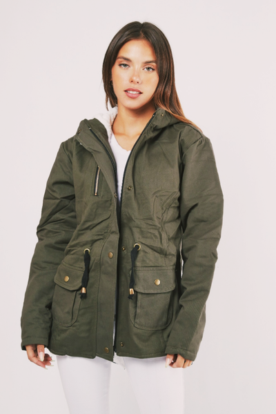 CAMPERA PARKA VERDE
