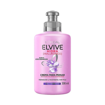 Loreal Paris Crema de Peinar Elvive Hialuronico 300 ml 