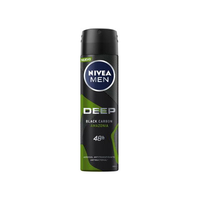 Nivea Deep Black Carbon Amazonia Deodorant - 150 ml
