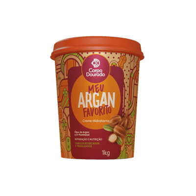 Crema Corpo Dourado  Óleo de Argan