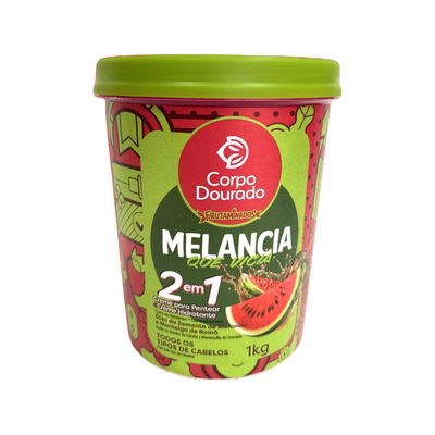 Creme Multifuncional de Pentear Hidratante Melancia Que Vicia 1kg Corpo Dourado
