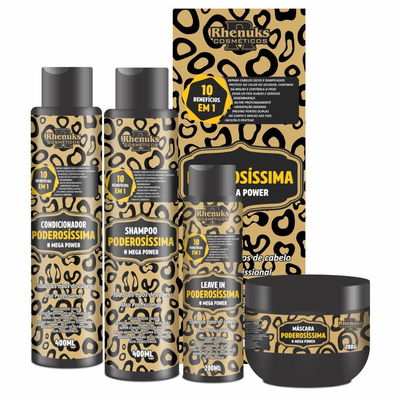 KIT CAPILAR PODEROSISSIMA 1 KIT COM 4 PEÇAS