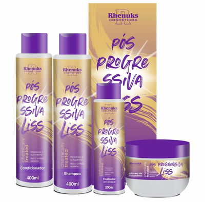 KIT CAPILAR POS PROGRESSIVA - 1 KIT COM 4 PEÇAS