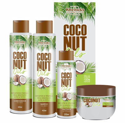 KIT CAPILAR COCONUT - 1 KIT COM 4 PEÇAS