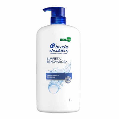 Head & Shoulders Shampoo Limpieza Renovadora 1 L