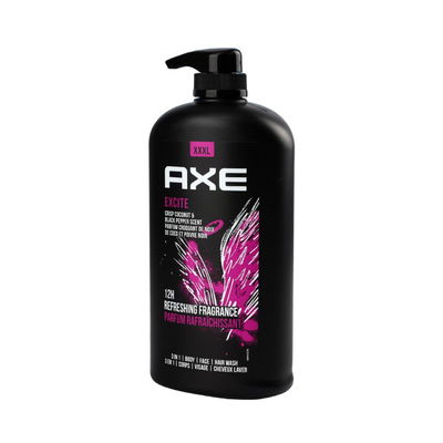 Axe Excite Crisp Coconut & Black Pepper Scent 3 In 1  1 Litro