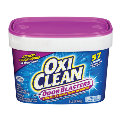 OxiClean con Desintegradores de Olores, Quitamanchas y Olores Versátil 3 Lb 