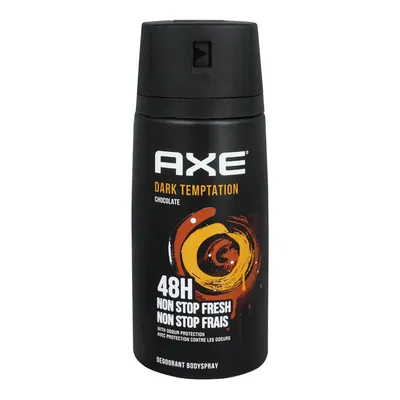 Axe Desodorante Dark Temptation Chocolate, Máxima Frescura  150 Ml