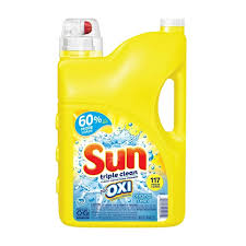 Detergente líquido para ropa Sun más quitamanchas OXI - 5,55 L
