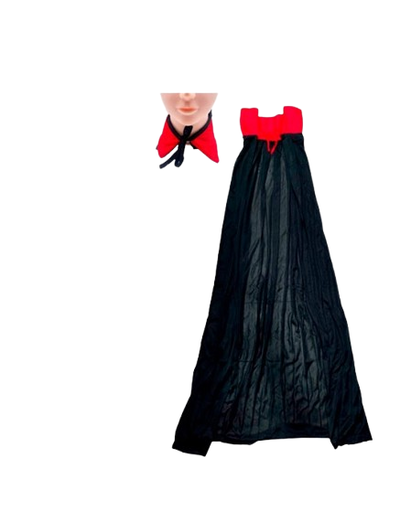 CAPA NEGRA,CUELLO ROJO 1,5MTS